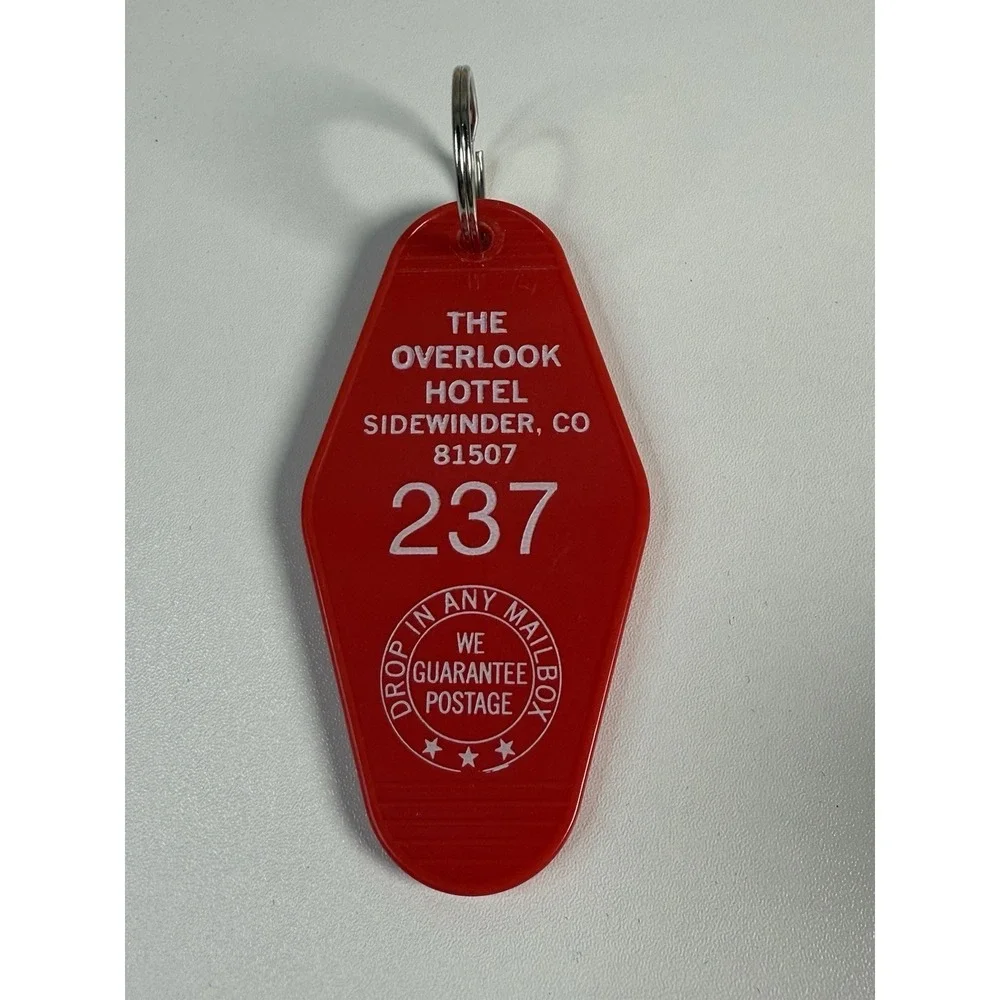 The Shining Overlook Hotel Keychain Room # 237 Doctor Sleep Horror Key Tag Motel